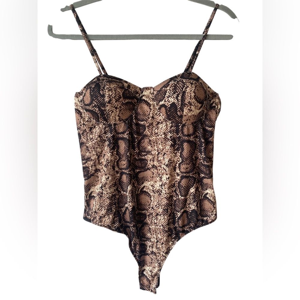 Snake Print Bodysuit, sexy, New Year’s Eve, moto, cool girl vibes, size XL